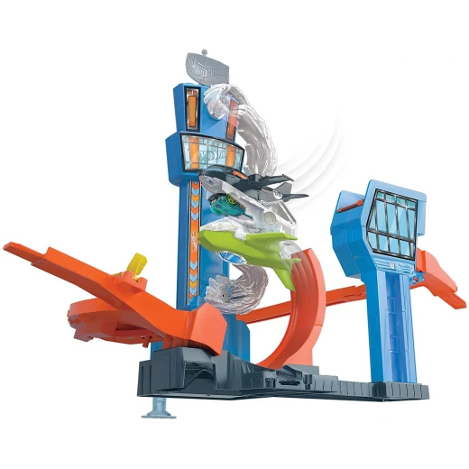 Hot Wheels Jet Jump Airport Track Play Set Motorized Jet Action 1 Vehicle Included - هوت ويلز - Image 4