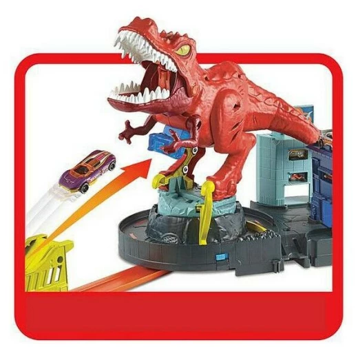 Hot Wheels T-Rex Rampage Play Set - هوت ويلز - Image 5