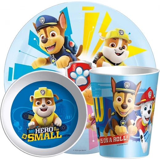 Zak Designs Paw Patrol Boy Plate-Bowl-Tumbler 3pc Window Box Zak Designs Paw Patrol Boy Plate-Bowl-Tumbler 3pc Window Box