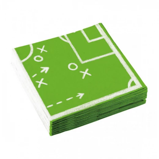 Amscan- Kicker Party Napkin X20 pieces Amscan- Kicker Party Napkin X20 pieces