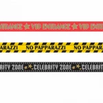 Amscan - Hollywood Glossy Plastic Party Tape Decoration 3 Piece Multi Color - أمسكان