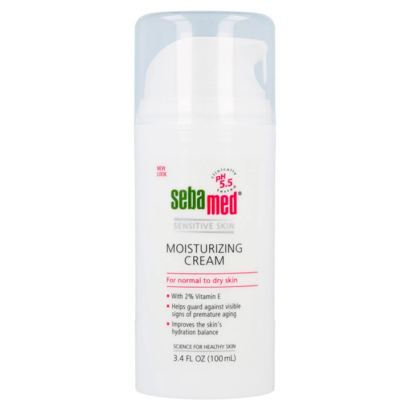 Sebamed Moisturizing Face Cream W/ Pump - 100 Ml - سيباميد