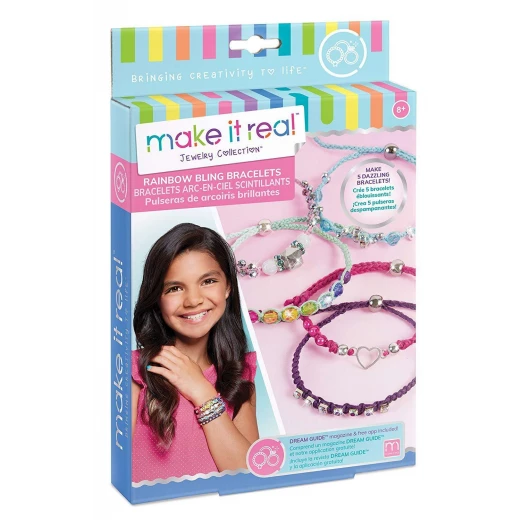 Make It Real - Rainbow Bling Bracelets Make It Real - Rainbow Bling Bracelets
