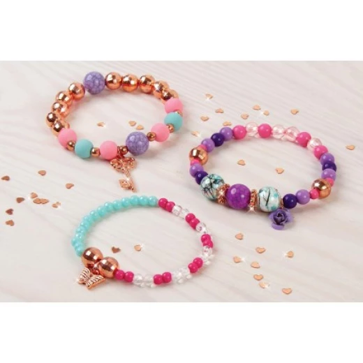 Make It Real Bedazzled Charm Bracelets Blooming Creativity - ميك إت ريل - Image 4