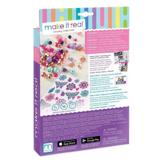 Make It Real Bedazzled Charm Bracelets Blooming Creativity - ميك إت ريل - Image 2