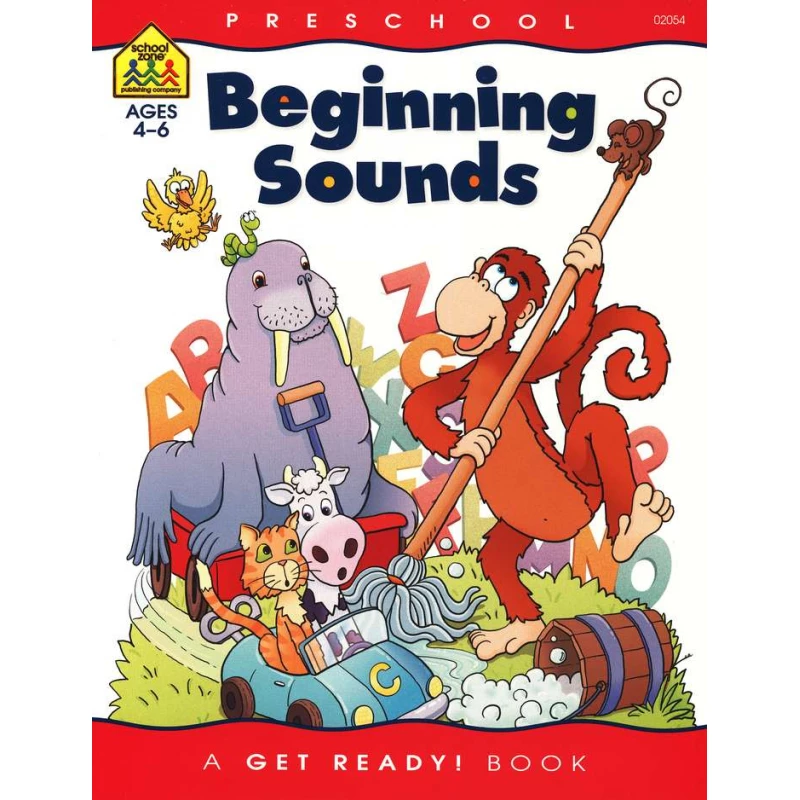 School Zone Beginning Sounds, 32 pages - سكول زون