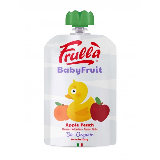 Natura Nuova Organic Apple & Peach Pure, 100 g Natura Nuova Organic Apple & Peach Pure, 100 g