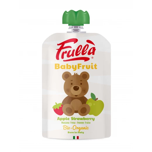 Natura Nuova Organic Apple & Strawberry Puree, 100 g Natura Nuova Organic Apple & Strawberry Puree, 100 g