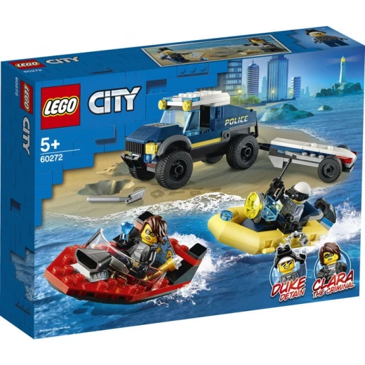 LEGO Elite Police Boat Transport, 166 Pieces LEGO Elite Police Boat Transport, 166 Pieces