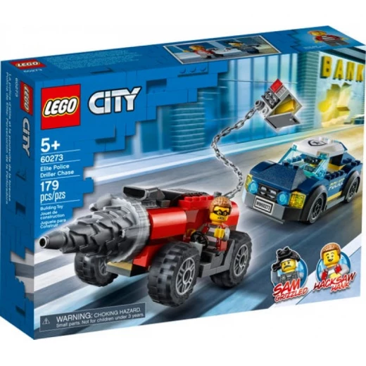 LEGO Elite Police Driller Chase, 179 Pieces LEGO Elite Police Driller Chase, 179 Pieces