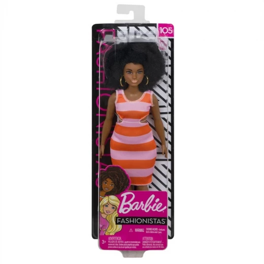 Mattel Barbie Fashionistas Curny Doll With Black Hair Mattel Barbie Fashionistas Curny Doll With Black Hair
