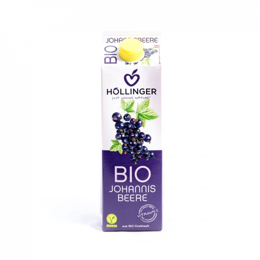 Hollinger Bio Organic Blackcurrant Juice 1L Hollinger Bio Organic Blackcurrant Juice 1L