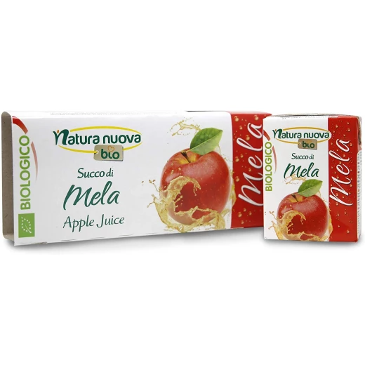 Natura Nuova Organic Apple Juice Without Sugar 3 X 200 Ml Natura Nuova Organic Apple Juice Without Sugar 3 X 200 Ml
