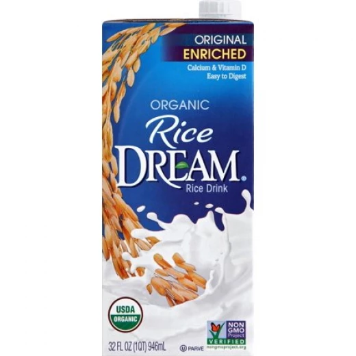 Imagine Foods Organic Rice Dream® مشروب الأرز الأصلي الغني - 32 أونصة سائلة Imagine Foods Organic Rice Dream® مشروب الأرز الأصلي الغني - 32 أونصة سائلة
