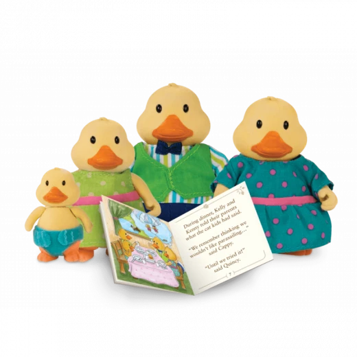 Li'l Woodzeez The Quickquack Duck Family with storybook - ليل ودزيز - Image 4