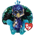 Ty Beanie Babies Flippables Tyson - Peacock Medium - Ty