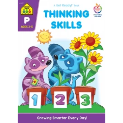School Zone Think & Blink Flash Cards Preschool Learning Set Numbers & Shapes for Early Education