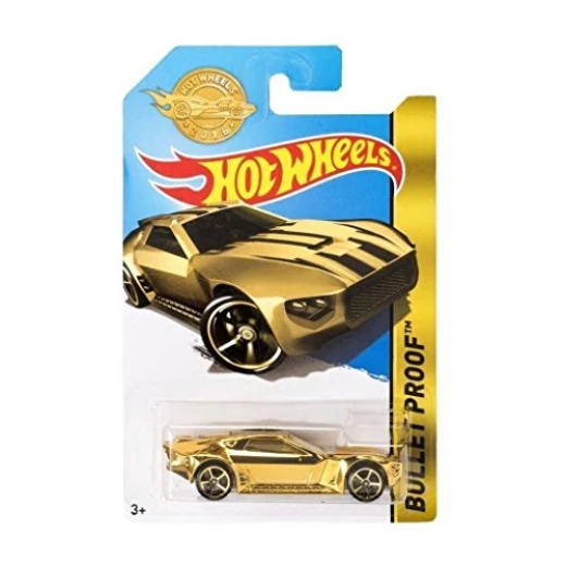 HOT wheels 2016 Special Edition Bullet Proof Gold DPN12 New Long Bister Limited HOT wheels 2016 Special Edition Bullet Proof Gold DPN12 New Long Bister Limited