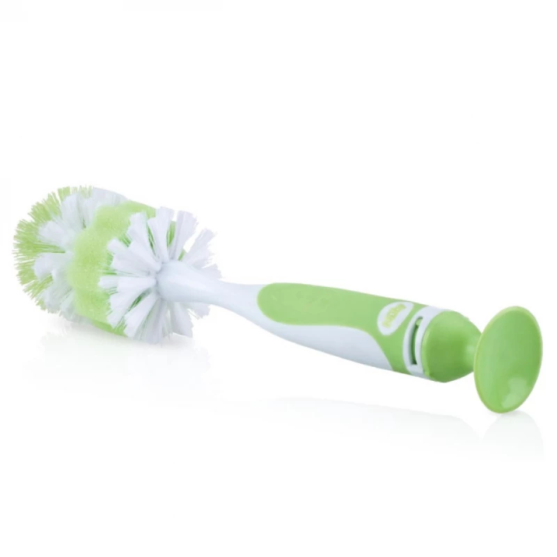 Nuby Bottle and Nipple Brush, Green - نوبي