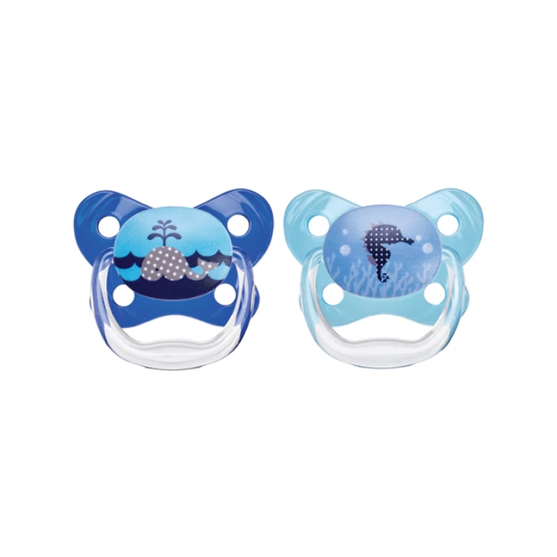 Dr. Brown's PreVent Butterfly Sheild Pacifier, Stage 1, 0-6 months, Blue - دكتور براونز