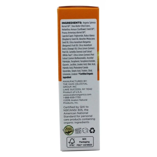 Avalon Organics Intense Defense With Vitamin C Antioxidant Oil 1 fl oz 30 ml - أفالون - Image 4