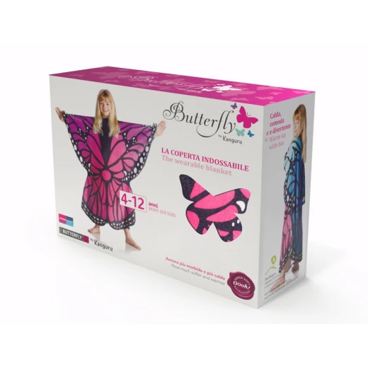 Kanguru Butterfly Kids manta 80 x 90 cm Kanguru Butterfly Kids manta 80 x 90 cm