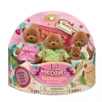 Li'l Woodzeez The Healthnuggle Bear Family with storybook - ليل ودزيز