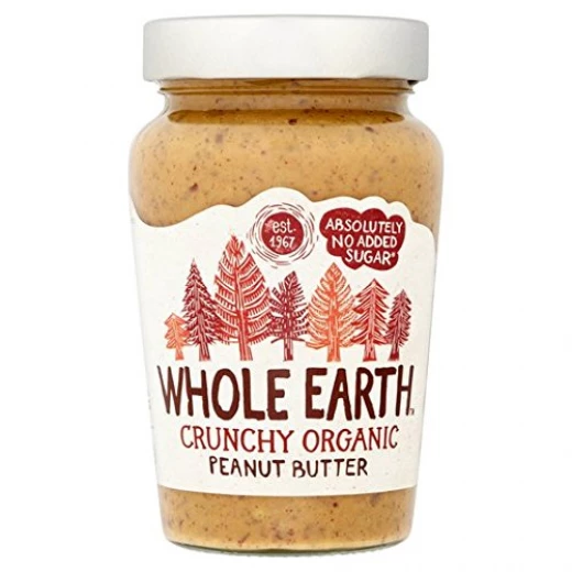 Whole Earth Crunchy Organic Peanut Butter 340g Whole Earth Crunchy Organic Peanut Butter 340g