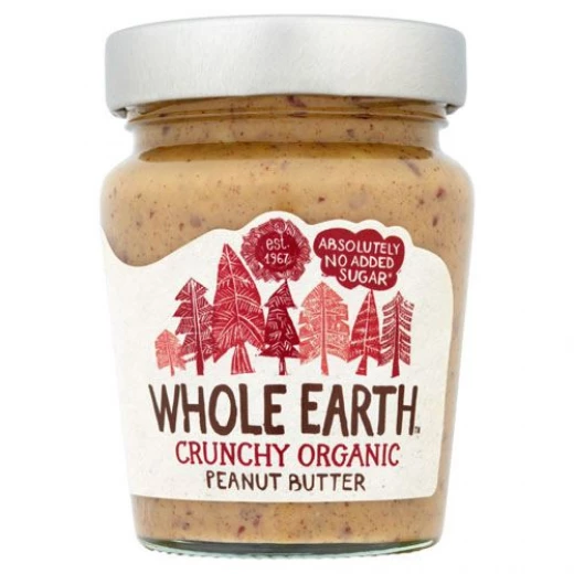 Whole Earth Crunchy Organic Peanut Butter 227g Whole Earth Crunchy Organic Peanut Butter 227g