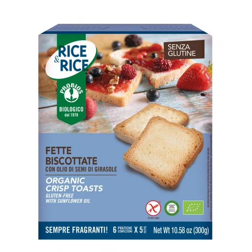 Organic Gluten Free Crisp Toast 300g