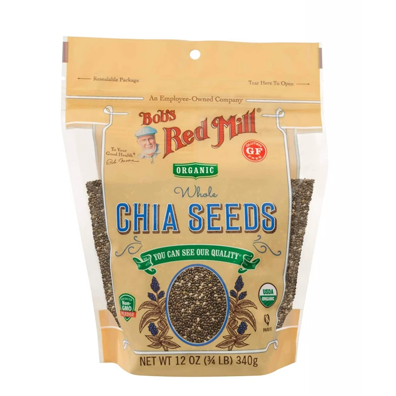 Bob's Red Mill Organic Chia Seeds, 340g - بوبز ريد ميل