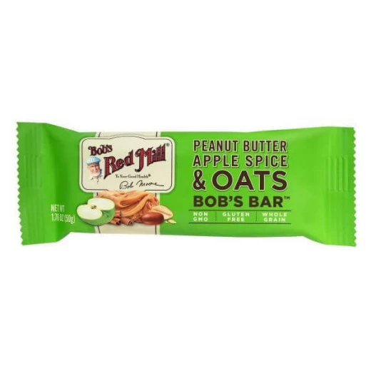 Bobs Red Mill Peanut Butter Apple Spice And Oats 50g Bobs Red Mill Peanut Butter Apple Spice And Oats 50g