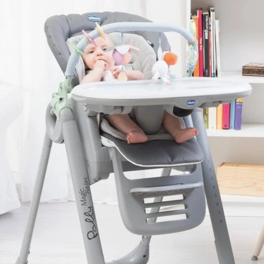 Chicco polly magic relax highchair graphite - تشيكو - Image 3