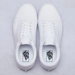 Vans Unisex Old Skool True White Skate Shoe US 8 - فانز