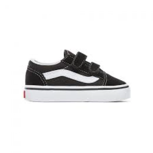 Vans UY Old Skool V Black/True White Suede Child , US 2 - فانز - Image 2