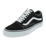 Vans UY Old Skool V Black/True White Suede Child , US 13.5 - فانز