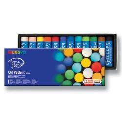 Oil Pastel Jumbo - 12 Mungyo