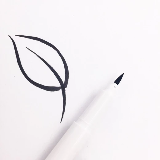 Marvy Uchido Fine Point Pen Brush Tip - La Pen - Image 2