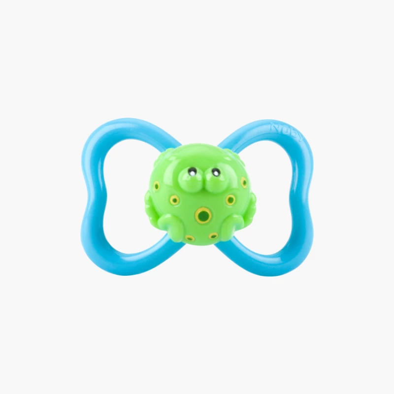 Nuby Pacifiers 3D Bug 6-18m, Green - نوبي