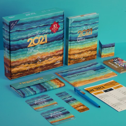 مجموعة الأجندة أحب البحر من مفكرة ل 2021 - مفكرة - Image 4