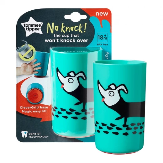 Tommee Tippee No Knock Cup Super Cup, Large, Green Color 300 ml Tommee Tippee No Knock Cup Super Cup, Large, Green Color 300 ml