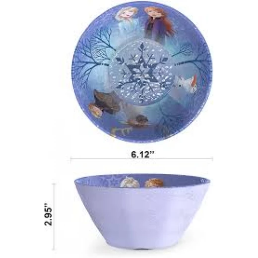 Zak Designs Frozen 2 6in Melamine Embossed Bowl - زاك ديزاينز - Image 2