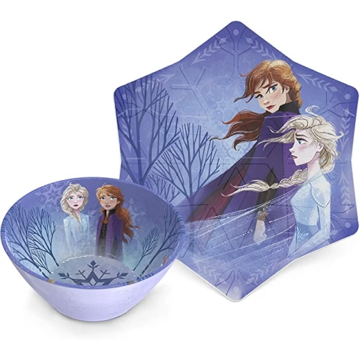 Zak Designs Frozen 2 6in Melamine Embossed Bowl Zak Designs Frozen 2 6in Melamine Embossed Bowl