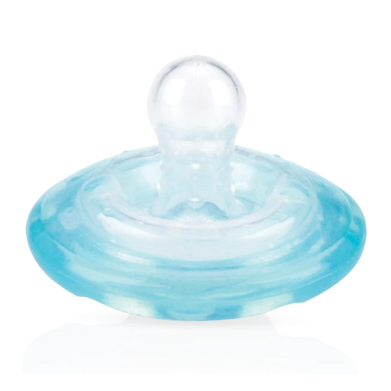Nuby Silicone Cherry Pecifer (0-6m) Green - نوبي
