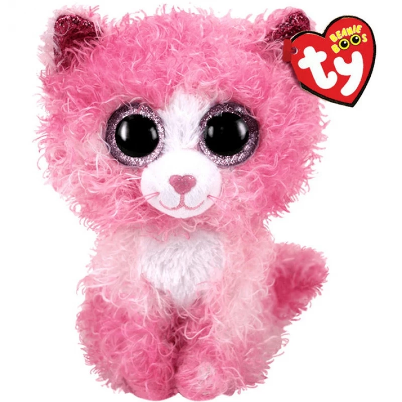Ty Plush Cat Pink 15 Cm - Ty