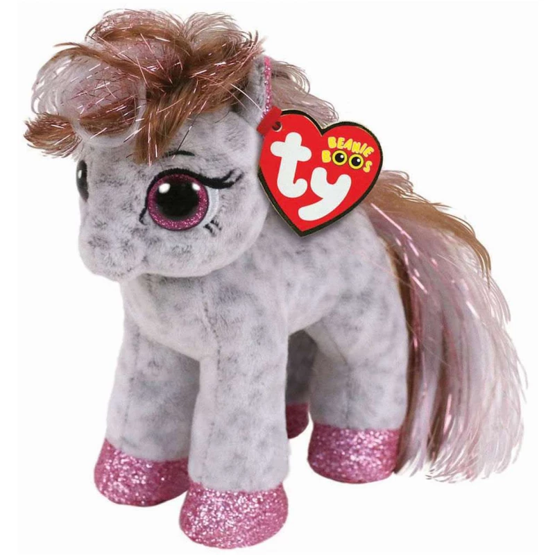 Ty Beanie Boos Babies Cinnamon Spotted Pony Soft Toy - Ty