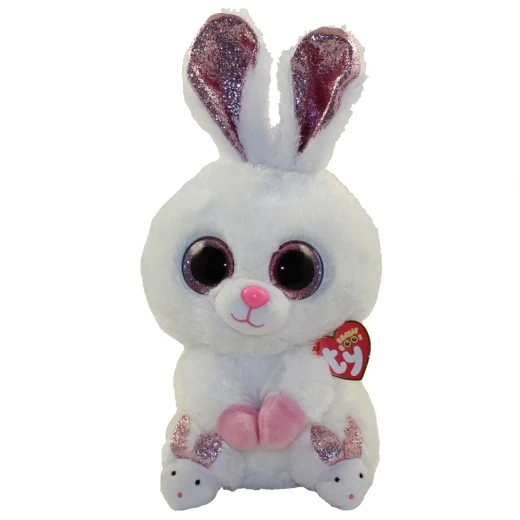 Ty Beanie Boos Rabbit Slippers White Med Ty Beanie Boos Rabbit Slippers White Med