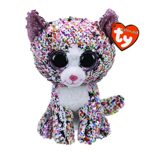 Ty Beanie Boos Flippable - Confetti the Cat (Medium) Ty Beanie Boos Flippable - Confetti the Cat (Medium)