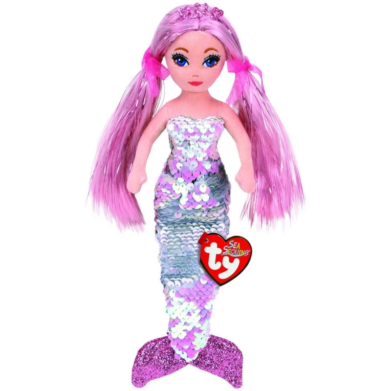 TY Flippables Sea Sequins Cora The Mermaid 18 inh - Ty