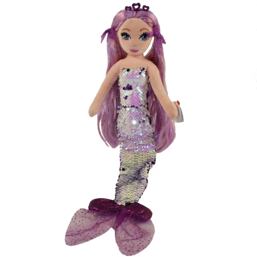 TY Sea Sequins Plush Mermaid - LORELAI (Medium Size - 18 inch)